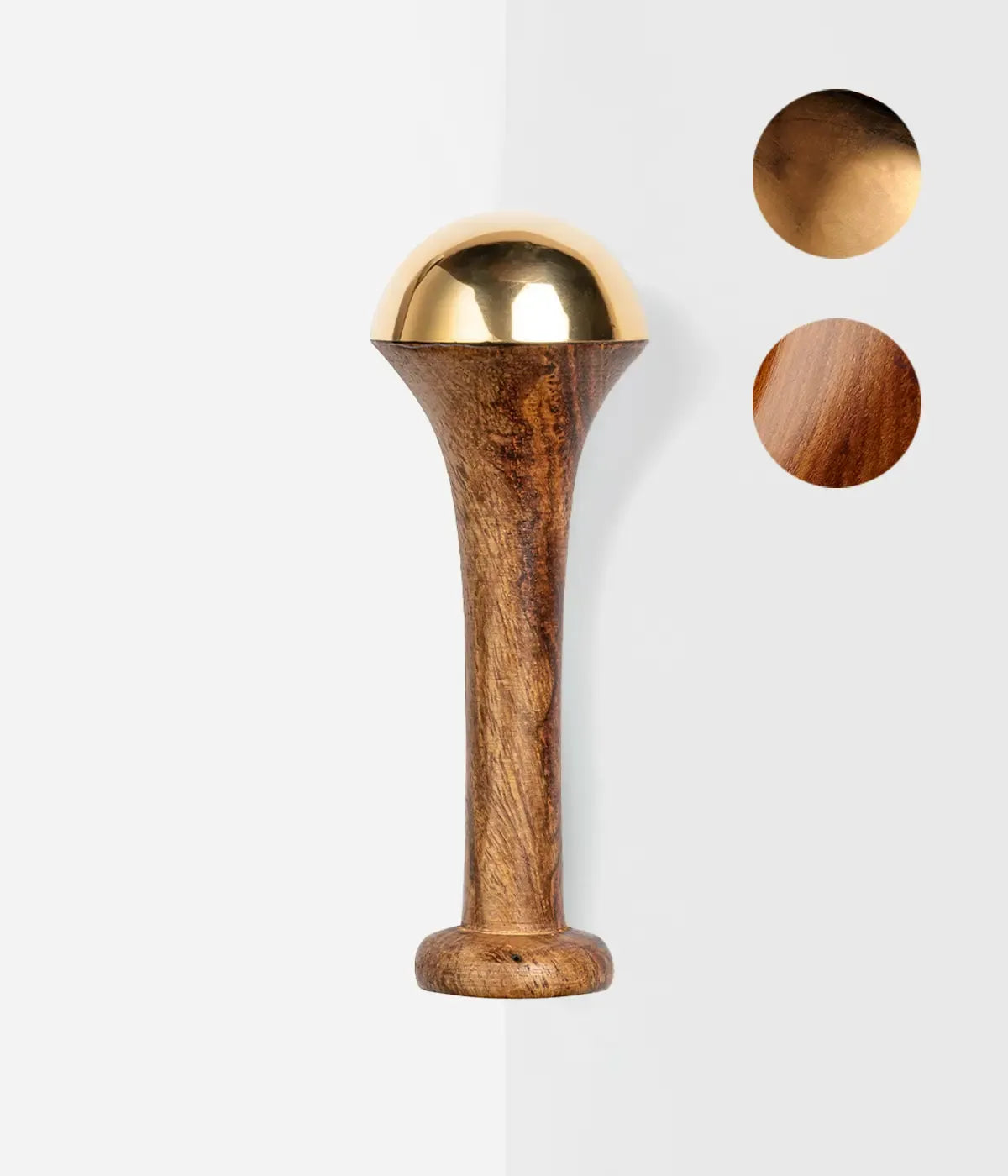 Kansa Wooden Face & Foot Massager | Handheld Self-Care Tool