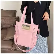 Korean Style Crossbody Tote Bag | Large Capacity Handbag