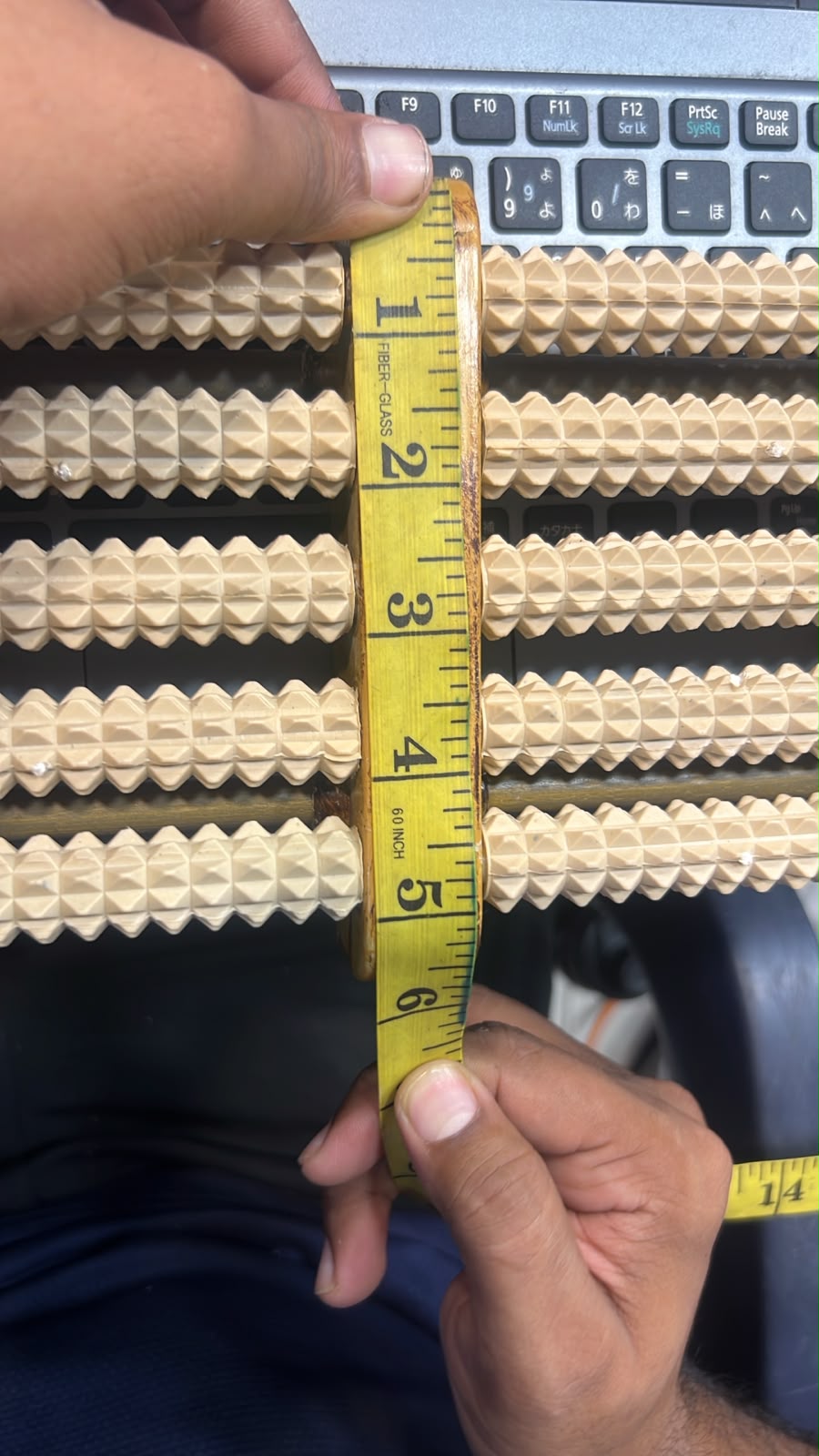 Wooden Foot Roller Massager | 10 Roller Sticks, Compact
