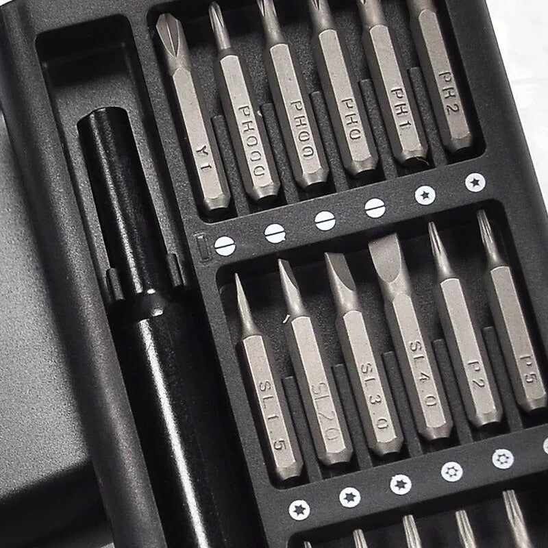 24 in 1 Magnetic Screwdriver Bit Set | Repair Kit