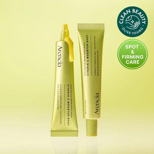 Arencia Vitamin C Booster face and eye cream tube, 30ml