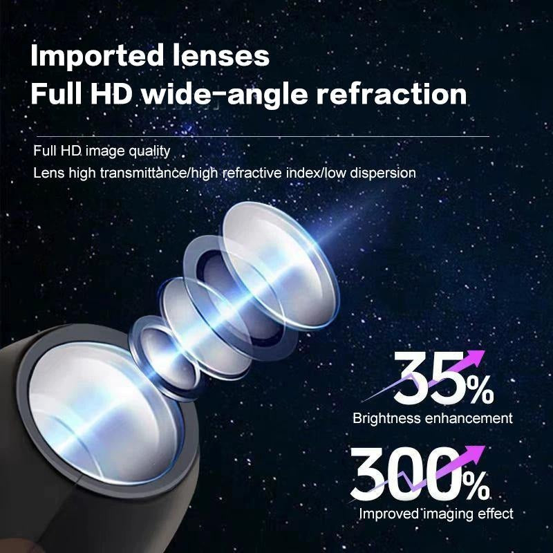 USB Planet Projector Night Light | 6 Lenses, Flexible Neck